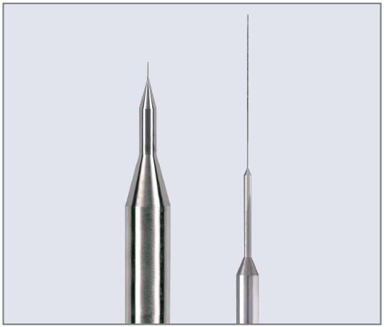 High precision micro tools with long approach length